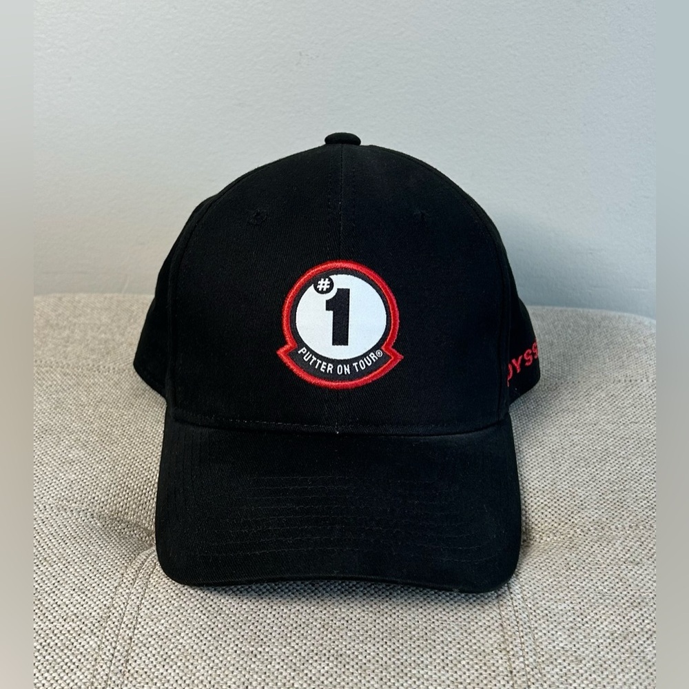 Odyssey Golf Hat Black Adjustable Cap #1 Putter On Tour Baseball Hat Embroidered